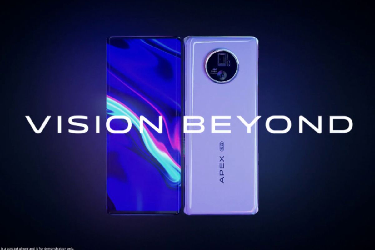 Ini desain futuristik ponsel Vivo dalam APEX 2020