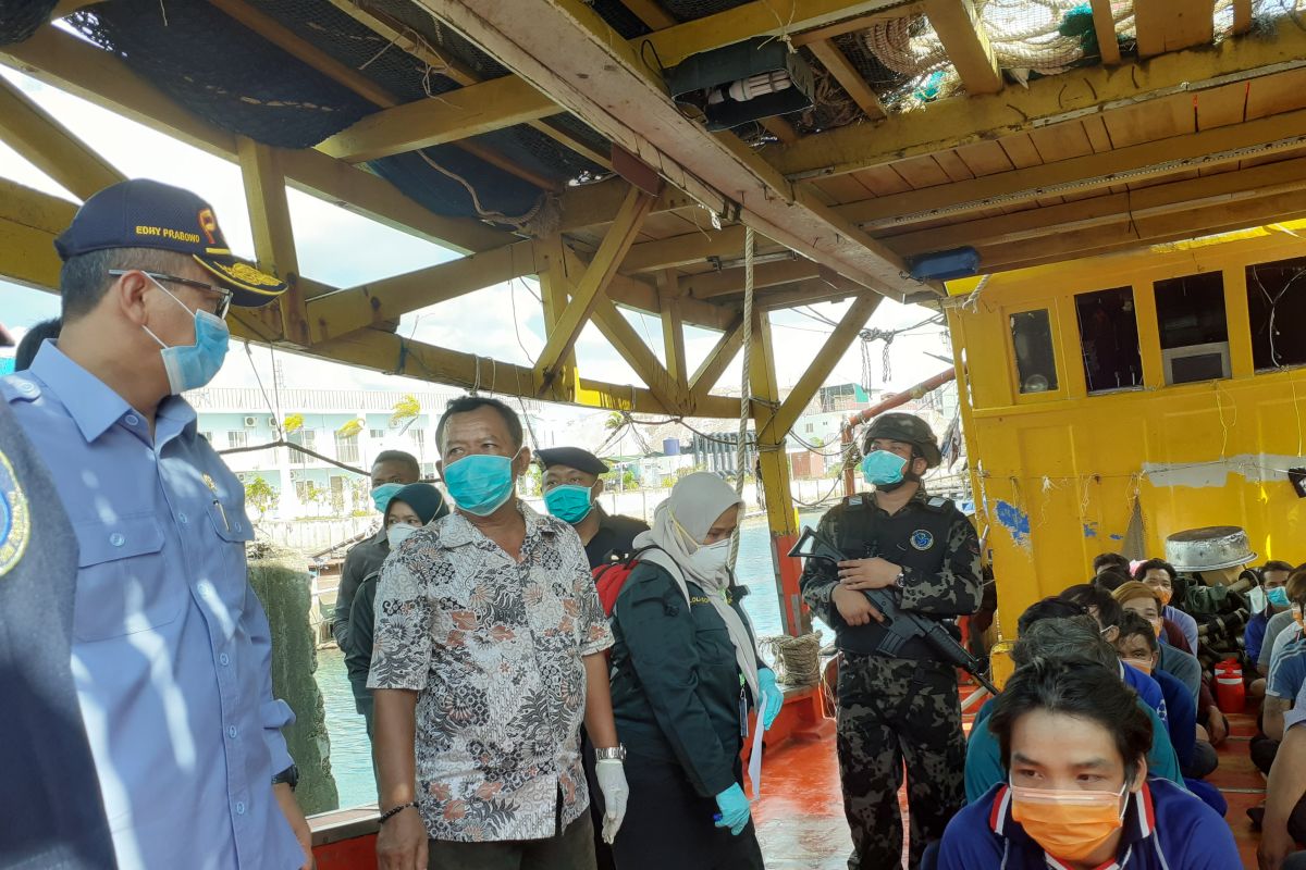 Lima kapal ikan asing ditangkap di Natuna