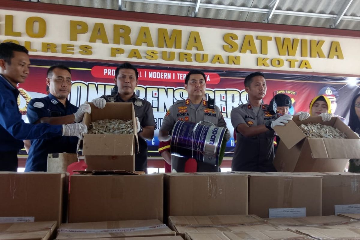 Polresta bongkar pengolahan ikan asin berformalin