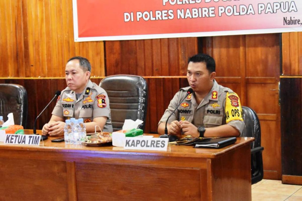 Tim Srena Mabes Polri studi kelayakan pembentukan Polres Dogiyai