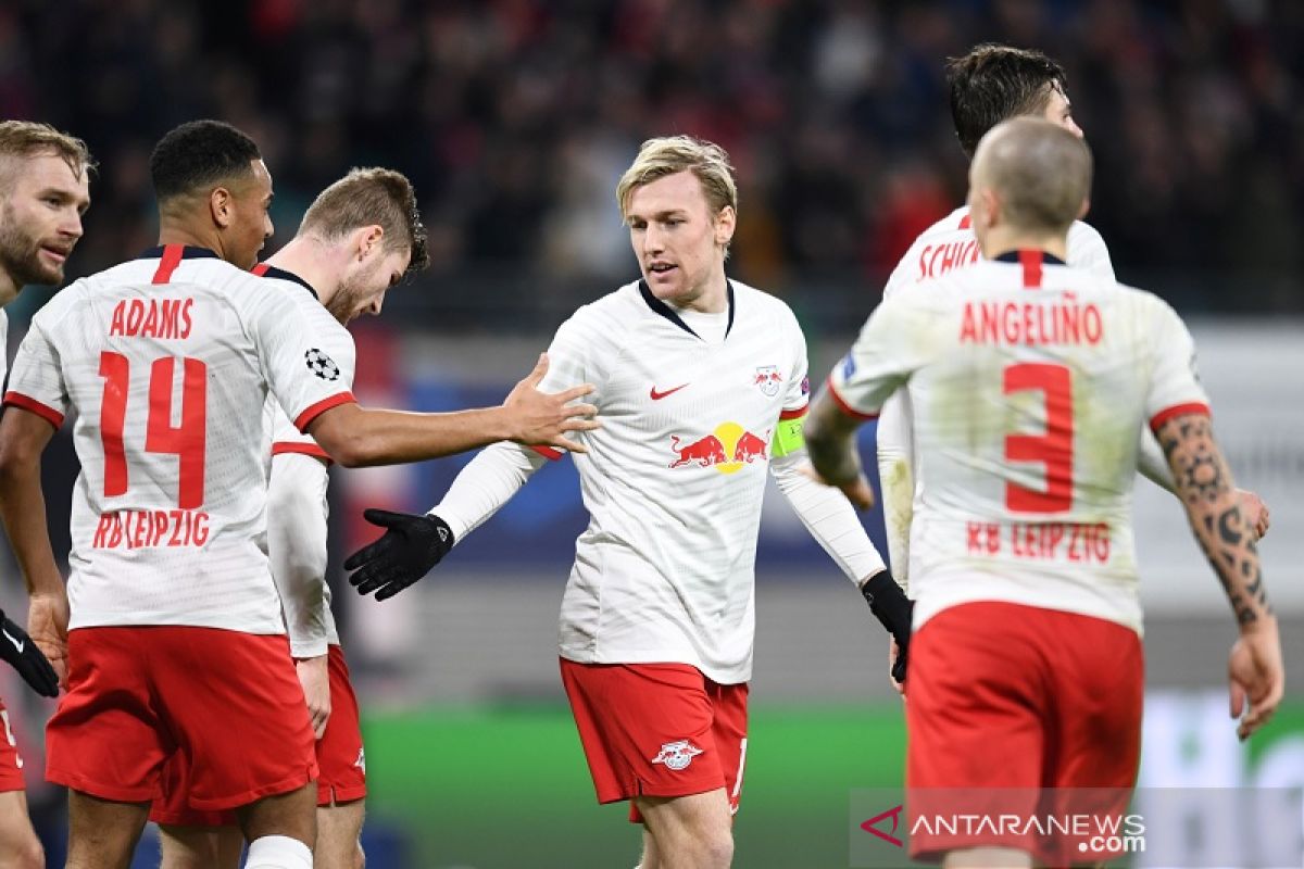 Leipzig mulus ke perempat final setelah bantai Tottenham