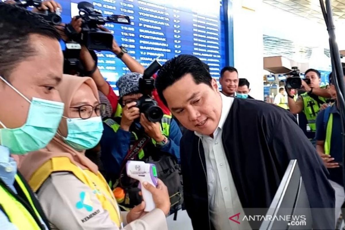 Menteri BUMN Erick Thohir berharap Indonesia tak masuk daftar negara kluster Corona