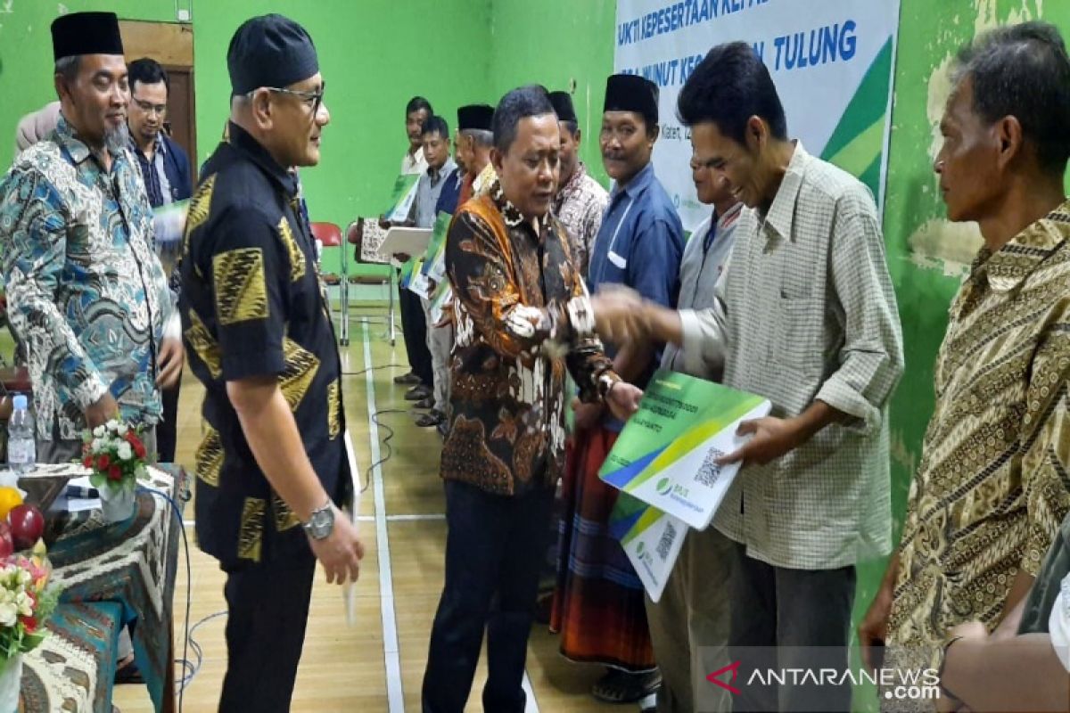 Ratusan warga Desa Wunut Klaten diikutkan Program BPJAMSOSTEK