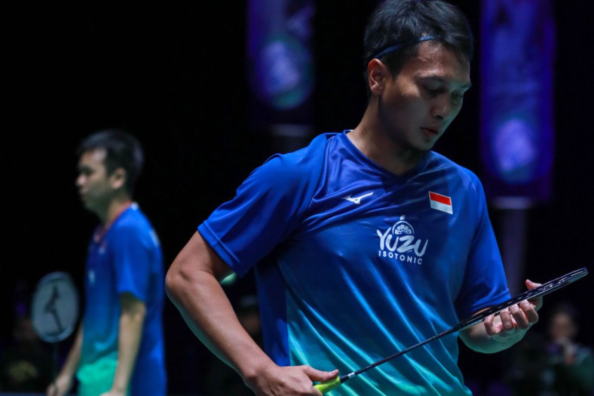 Hendra/Ahsan dikandaskan wakil Jepang di perempat final All England Open