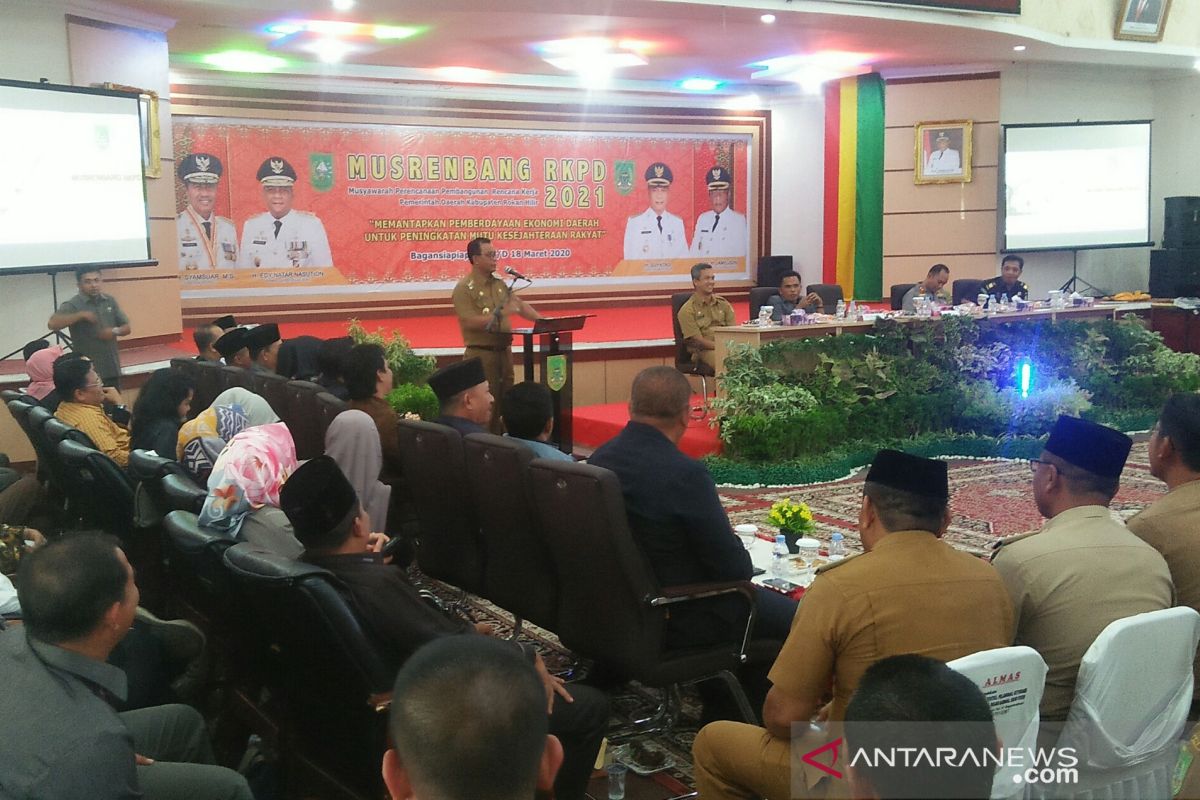 Saat buka Musrenbang, Bupati Rohil minta OPD tak hanya diam di tempat