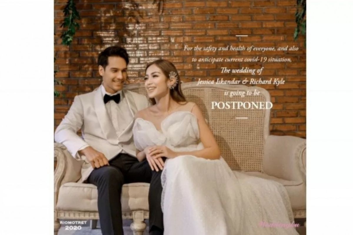 Pernikahan Jessica Iskandar & Richard Kyle ditunda akibat corona