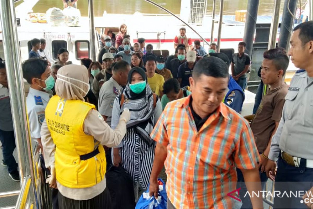 Pelabuhan Sungai Duku Pekanbaru batasi aktifitas jadi satu kali keberangkatan