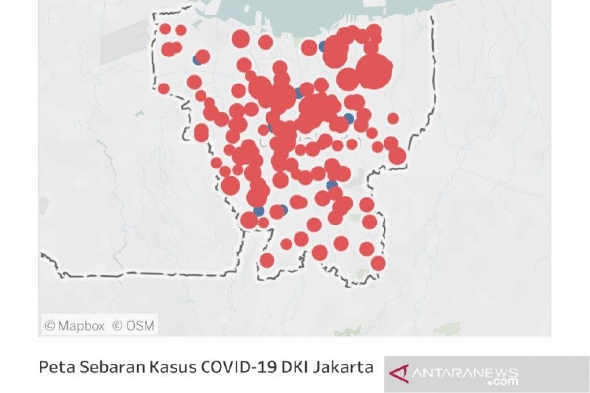 210 orang dinyatakan positif COVID-19 berada di Jakarta