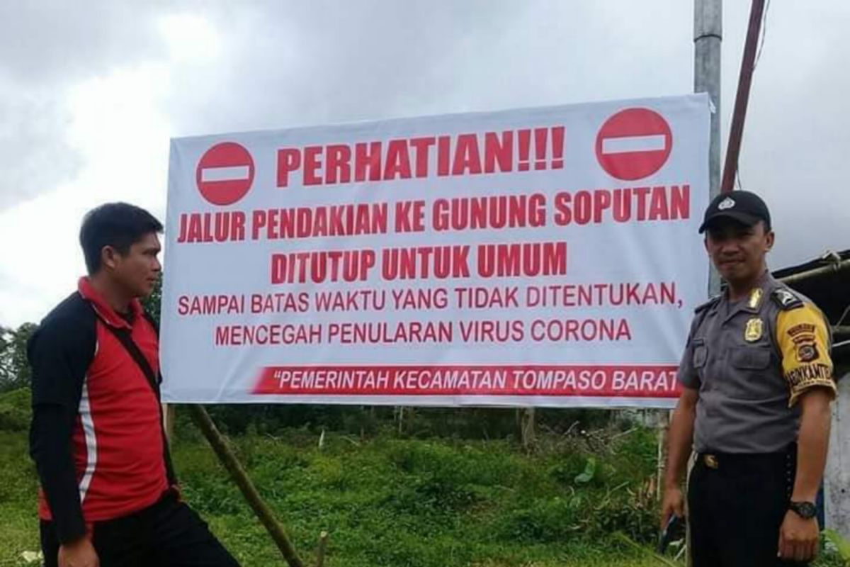 Objek wisata ke Gunung Soputan ditutup sementara