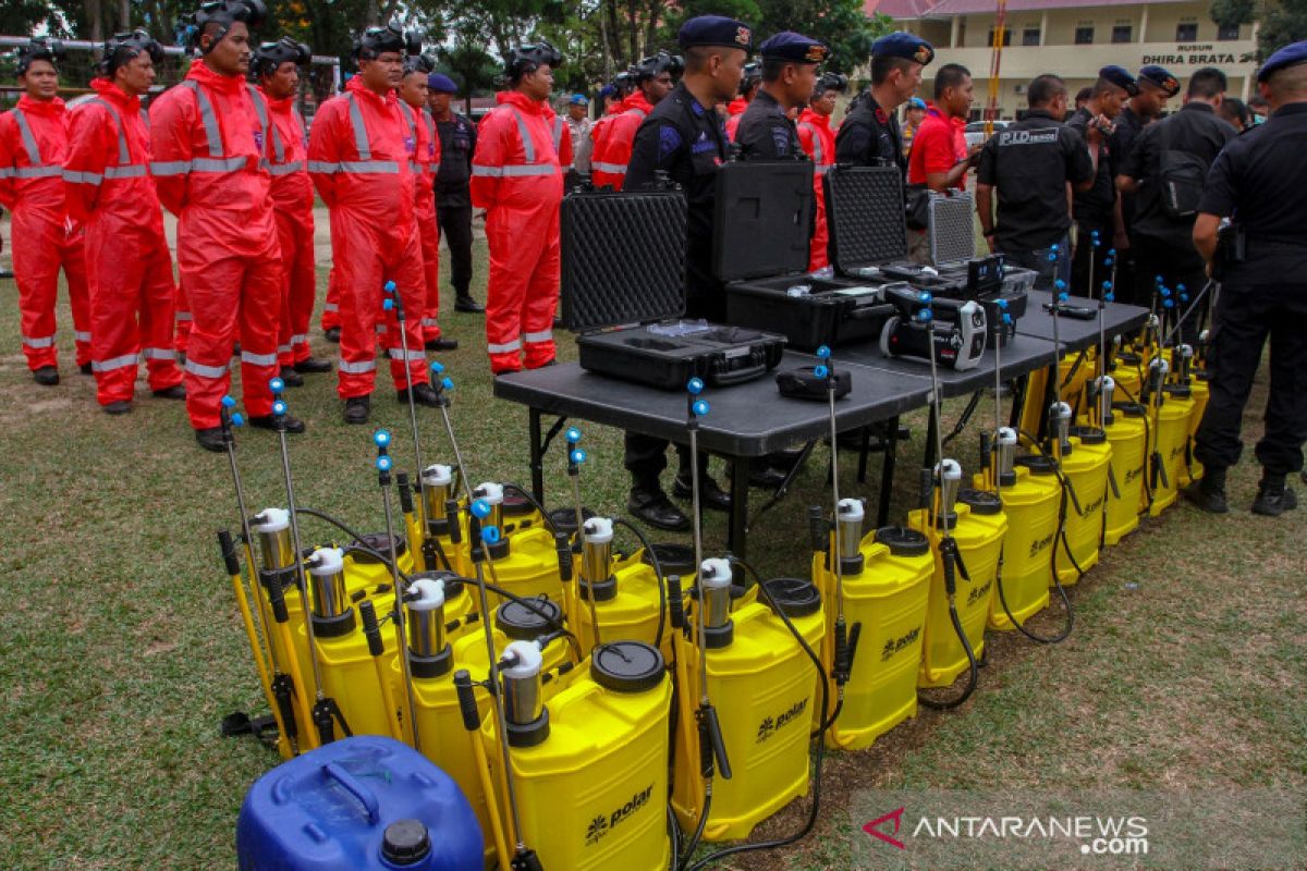 Jalan protokol Pekanbaru pagi ini akan tutup untuk penyemprotan disinfektan, begini penjelasannya