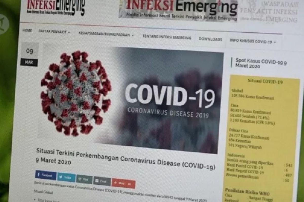 Situs virus corona di AS oleh Google diluncurkan