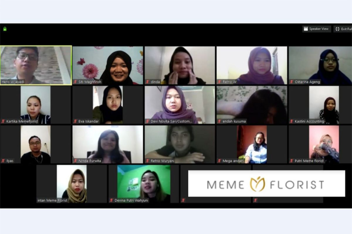 Memeflorist tetap produktif walaupun work from home