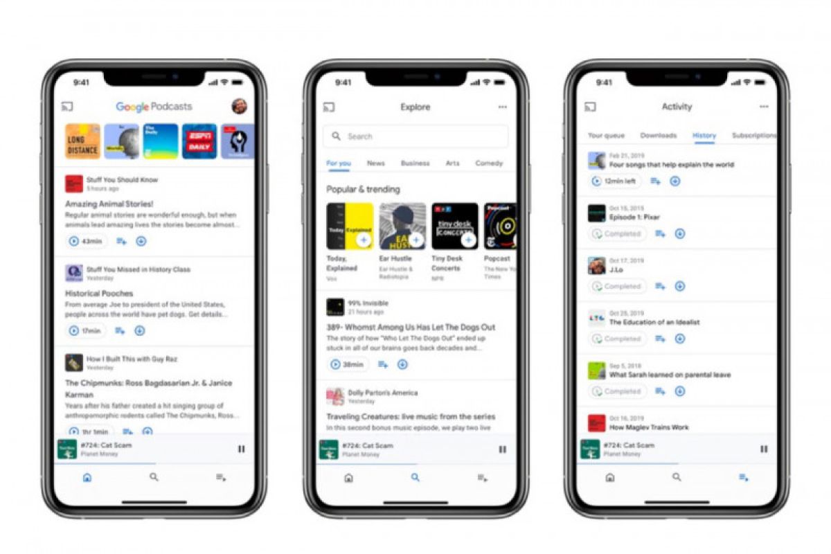 Google Podcast hadir di iOS dengan membawa pembaruan