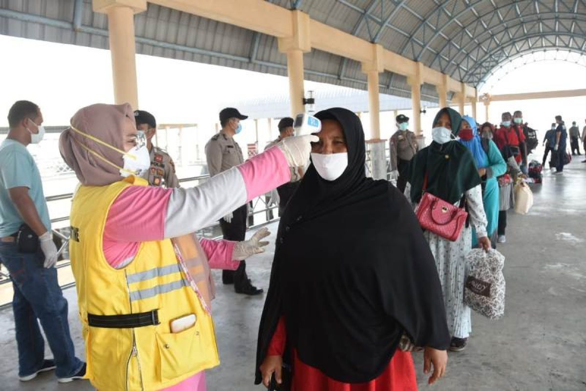 ODP di Bengkalis bertambah, 195 TKI masuk pelabuhan BSL Bengkalis