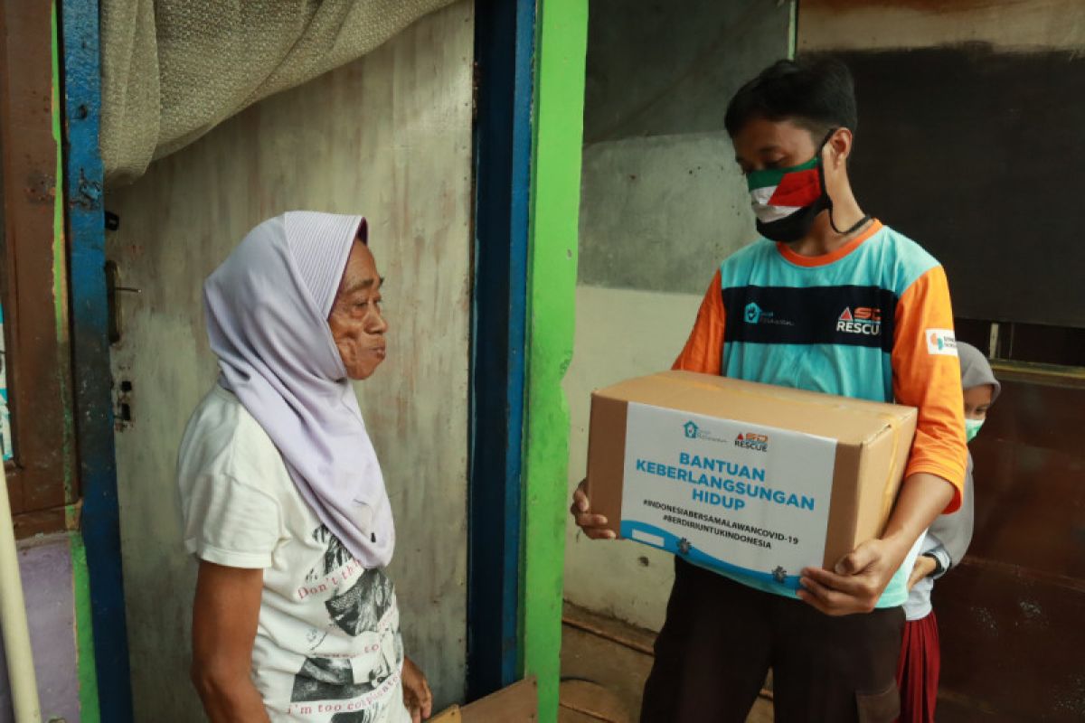 Sekolah Relawan kembali bantu warga terdampak "social distancing" cegah Corona