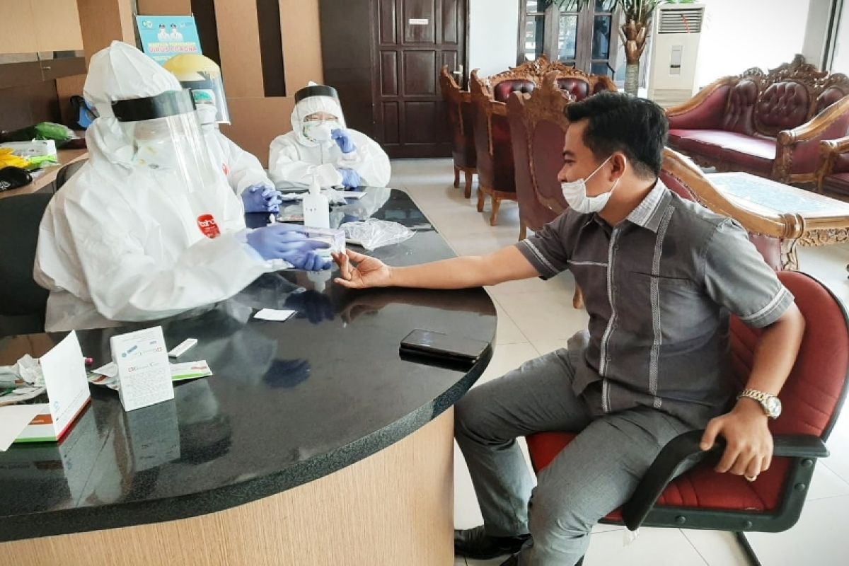 Banyak anggota DPRD Kotim tidak hadir rapid test COVID-19