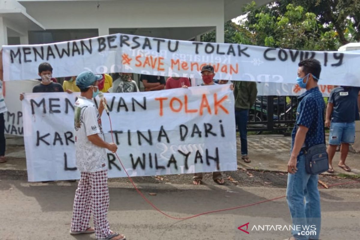 Puluhan warga Menawan Kudus keberatan Balai Diklat dijadikan tempat karantina