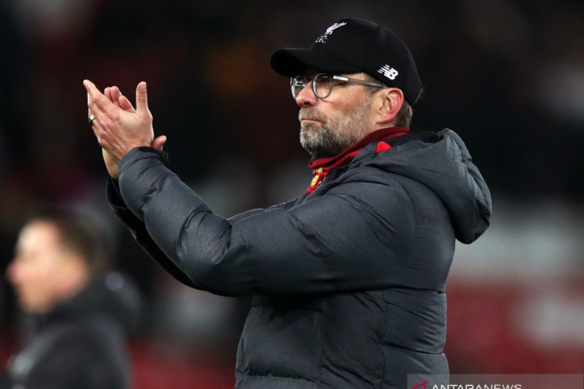 Klopp tak percaya Liverpool bisa unggul 20 poin dari Man City