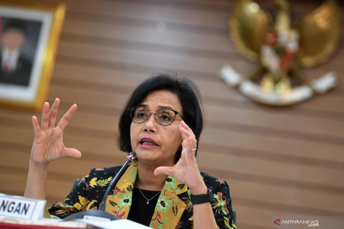 Menteri Keuangan Sri Mulyani Indrawati katakan realisasi belanja negara Rp452,4 triliun