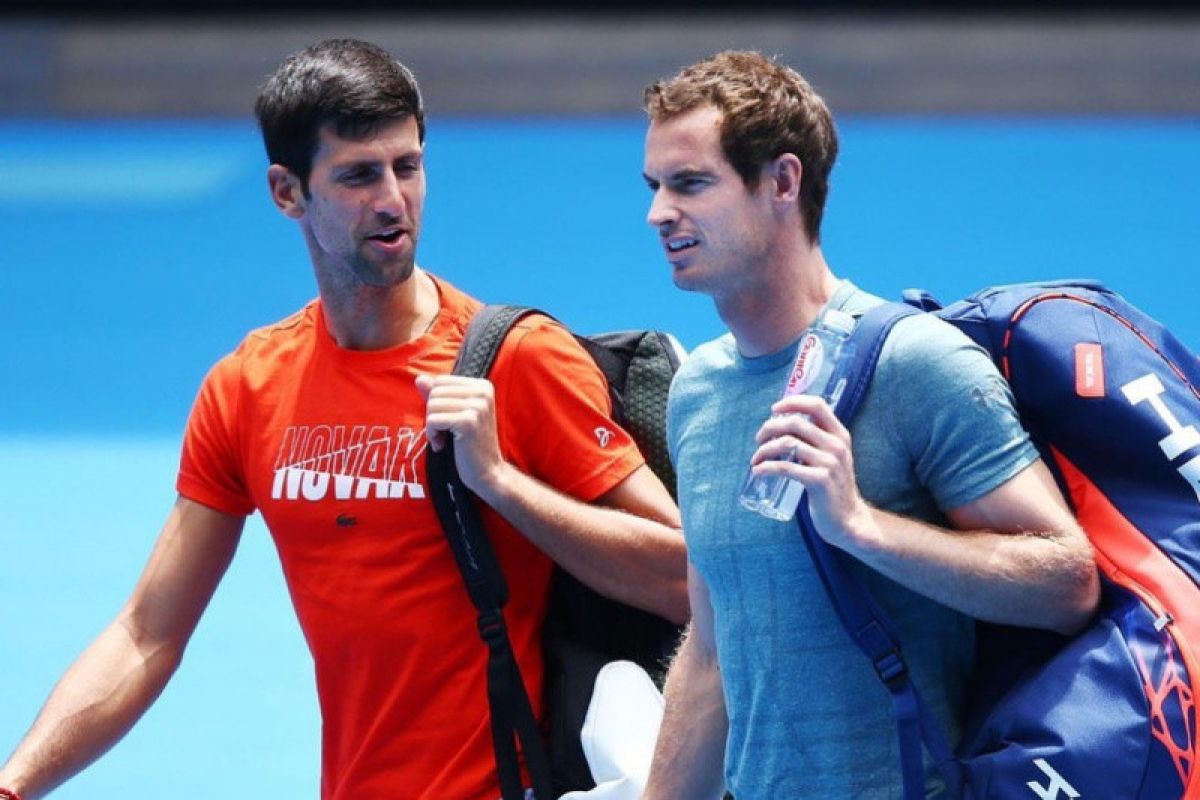 Djokovic dan Murray berbagi pengalaman pertandingan di Instagram