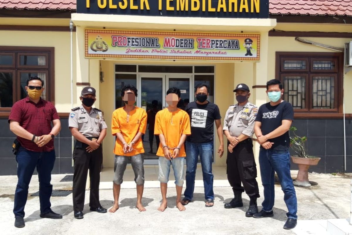 Lakukan curas jelang Ramadhan, dua pria di Tembilahan ditangkap polisi