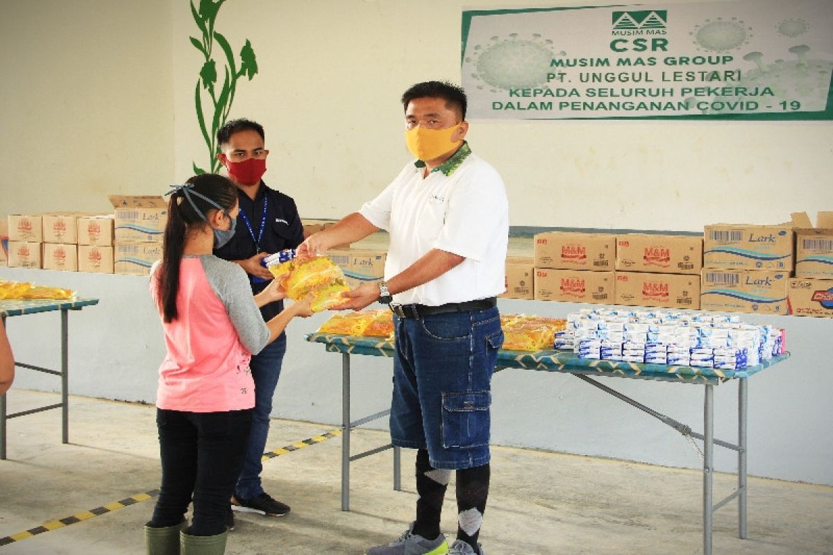 PT Unggul Lestari berikan bantuan untuk karyawan hadapi pandemi COVID-19