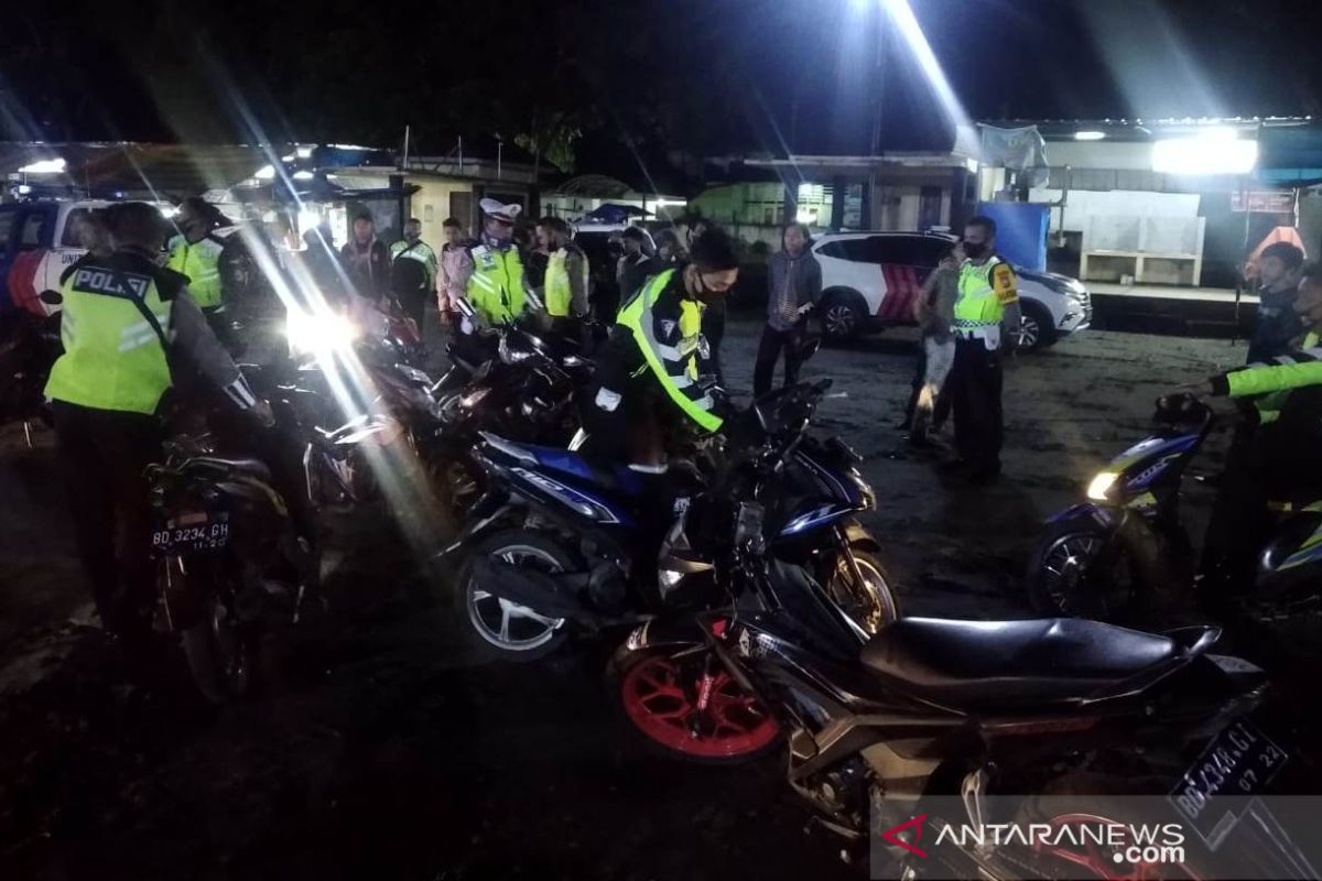 Polres Rejang Lebong tangkap 15 motor pelaku balap liar