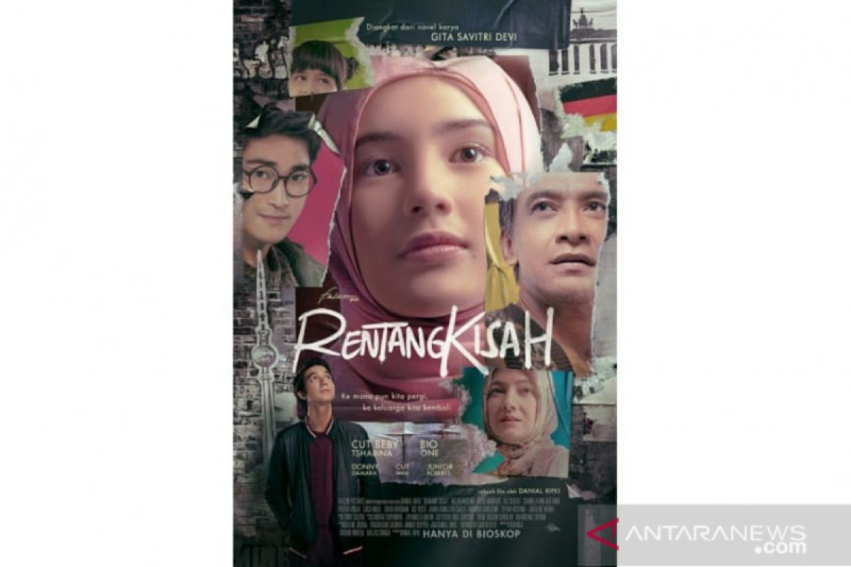 Bertabur bintang, poster film "Rentang Kisah" dirilis