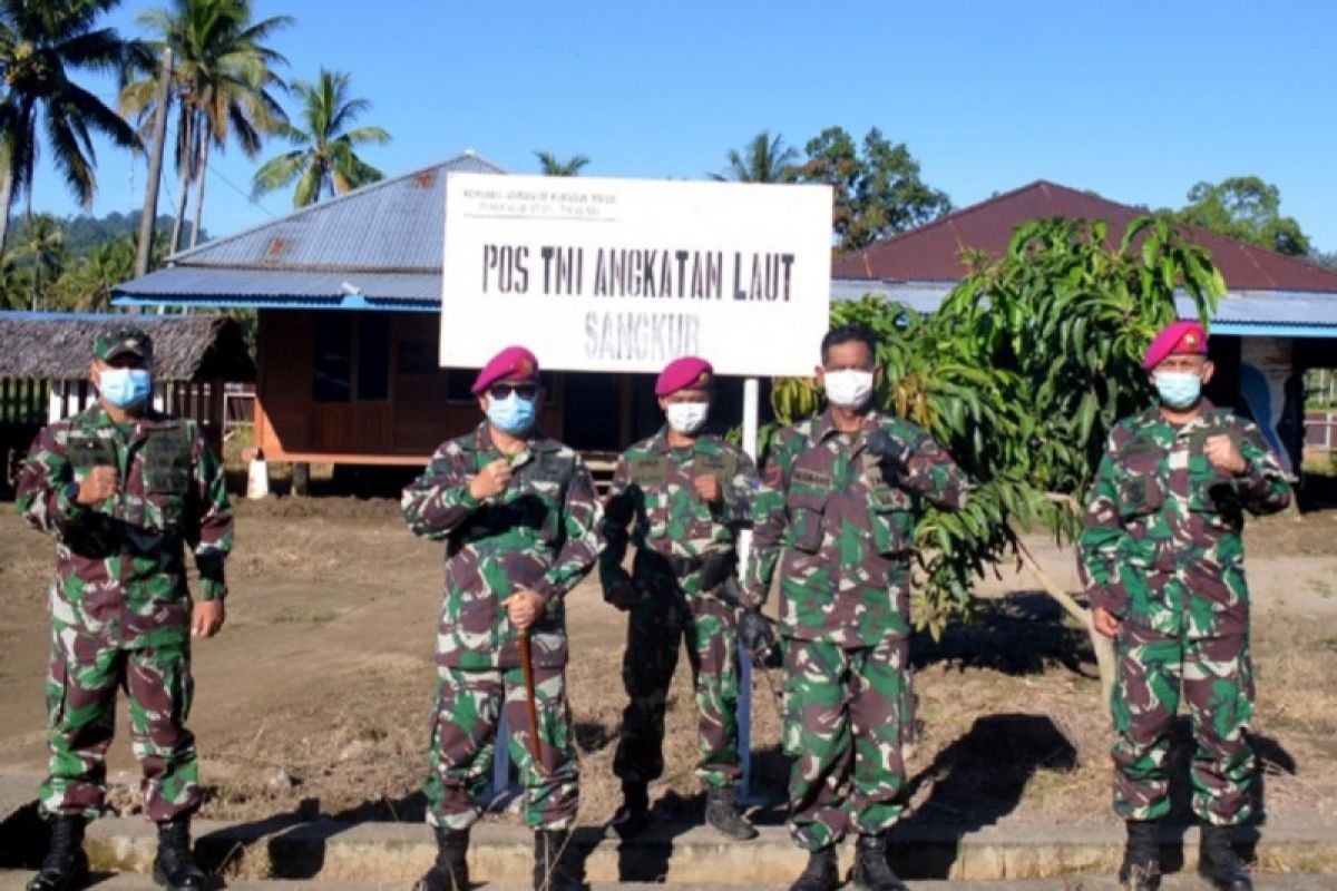 Danlantamal VIII melakukan sidak di Posal Sangkub