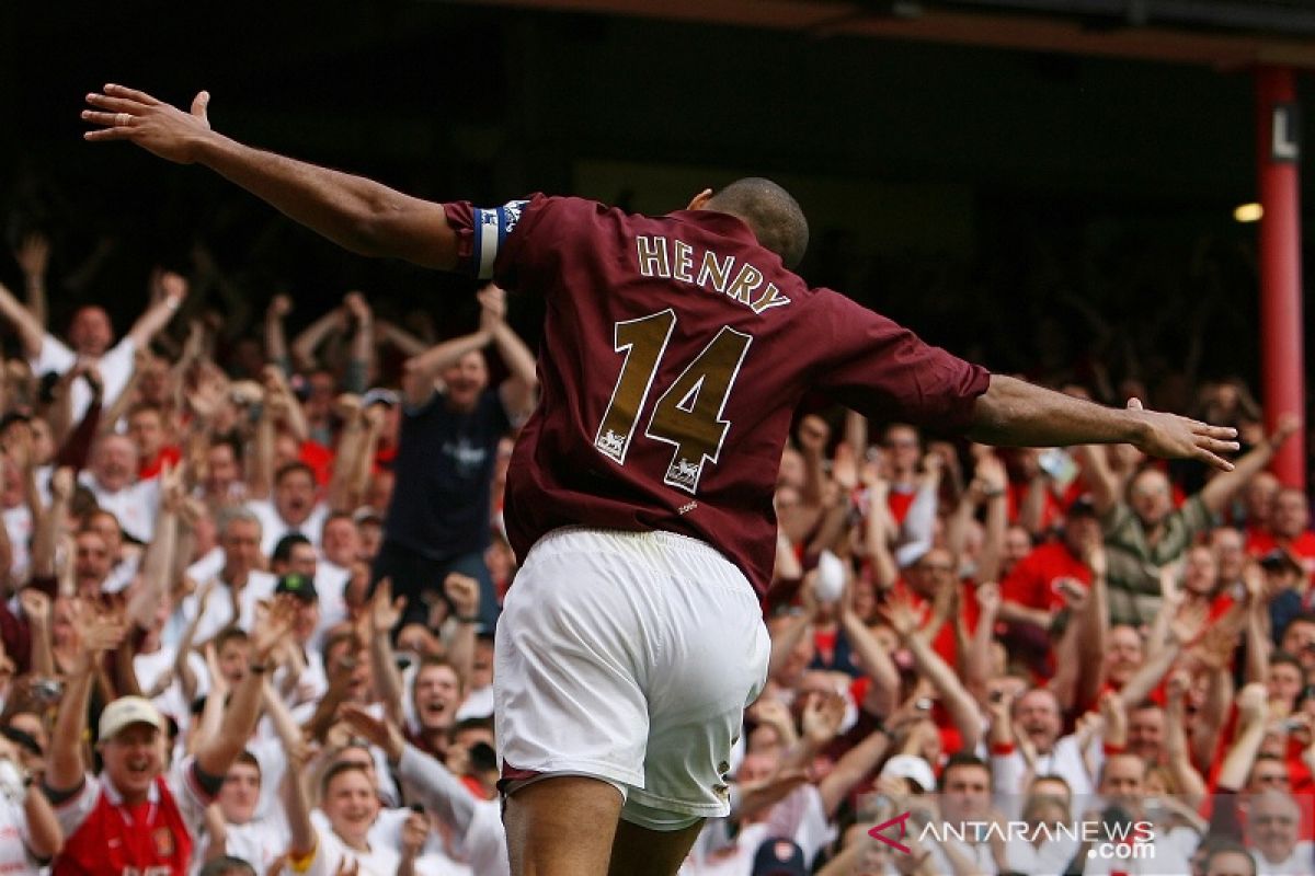 Tiga gol Thierry Henry jadi salam perpisahan Arsenal dengan Highbury