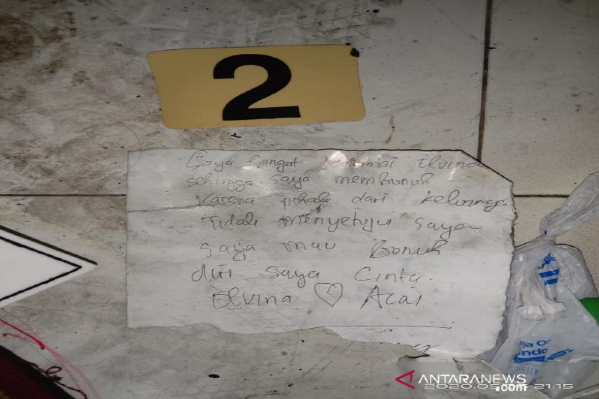 "Surat cinta" ditemukan di lokasi penemuan mayat dalam kardus