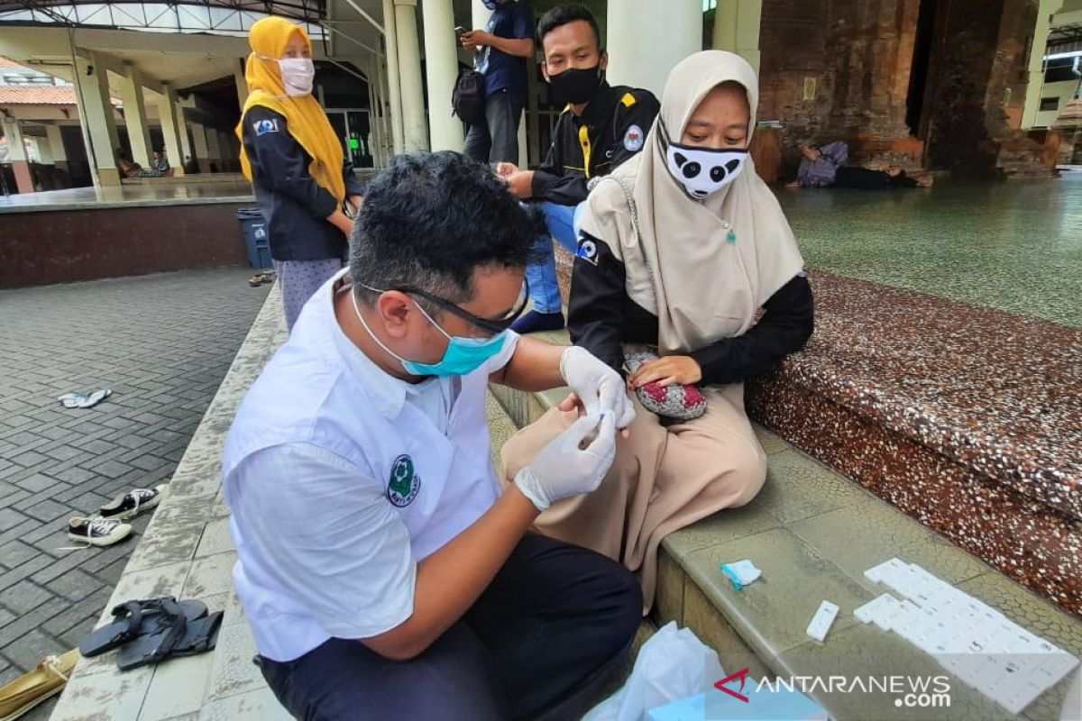 Tempat-tempat keramaian di Kudus sasaran tes cepat corona