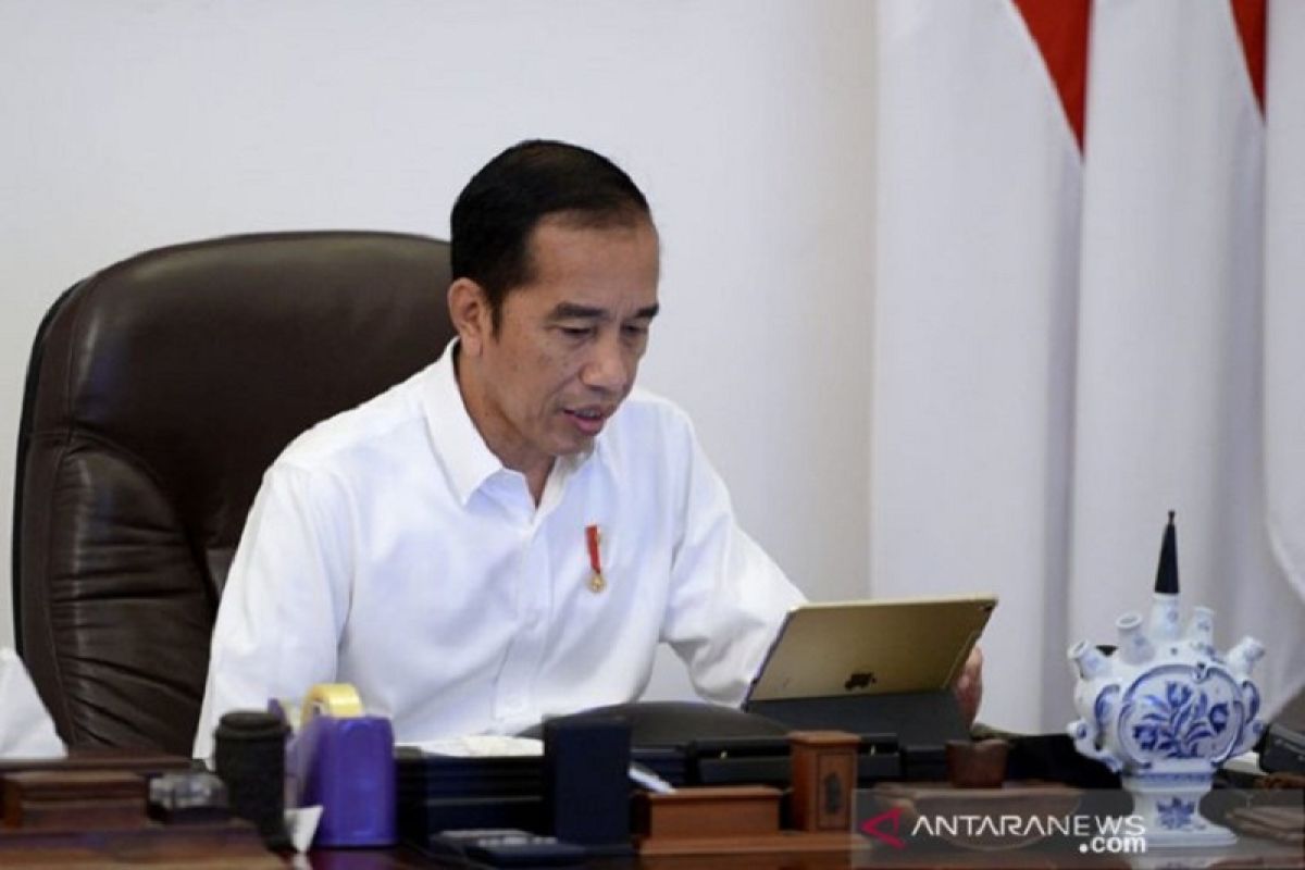 Presiden Jokowi soroti provinsi-provinsi yang belum terapkan PSBB