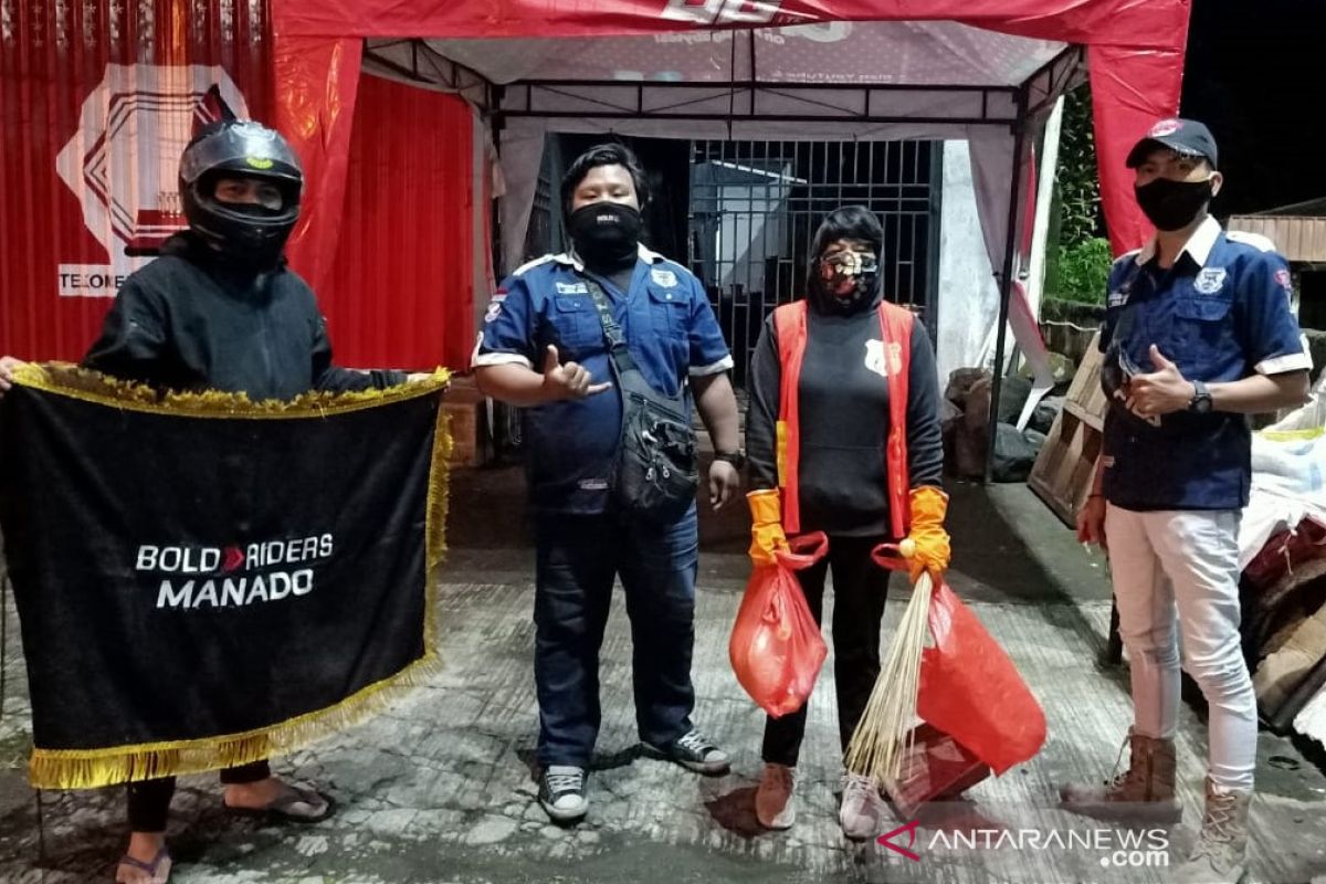 HSFCI-Bold Riders Manado berbagi kasih kepada pasukan oranye Tomohon