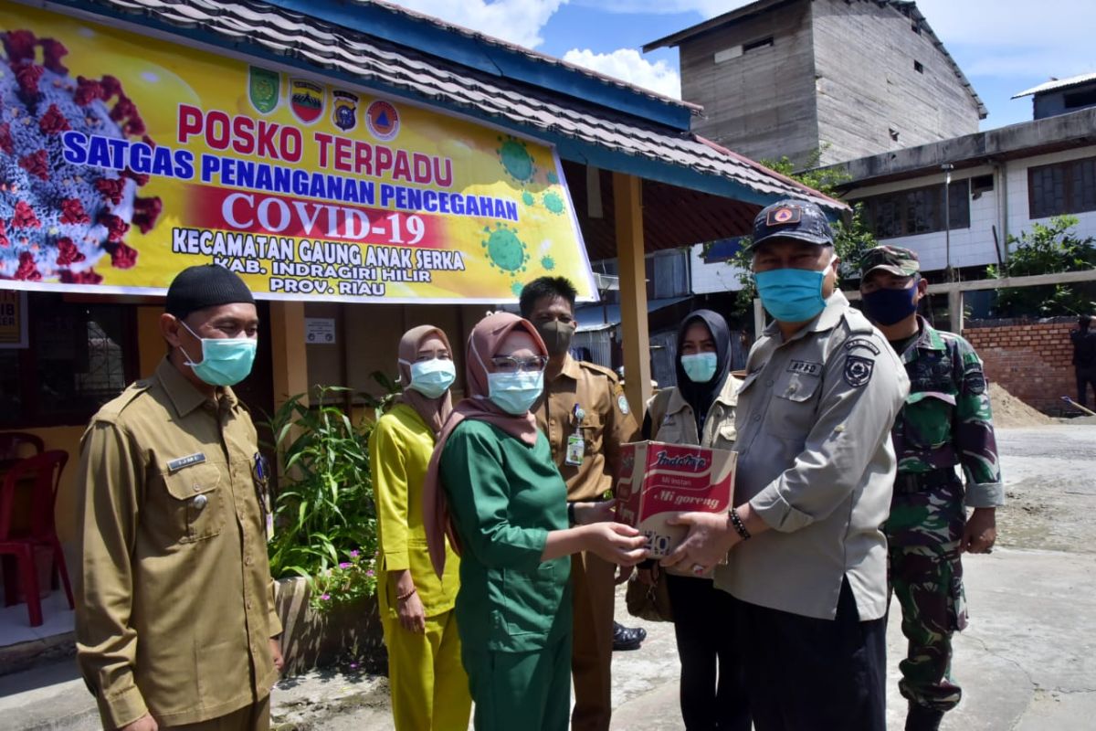 Wakil Bupati Inhil tinjau posko COVID-19 di dua kecamatan