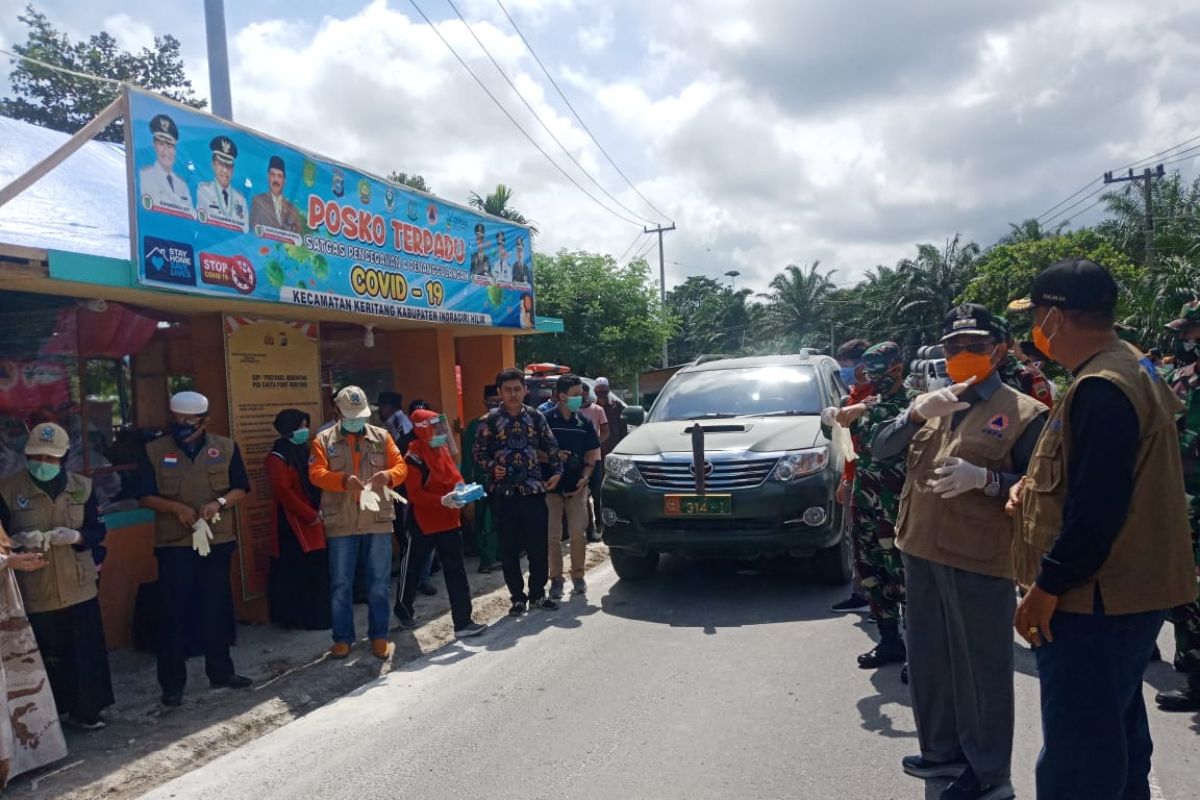 Bupati Inhil pastikan check point di wilayah perbatasan berjalan sesuai aturan