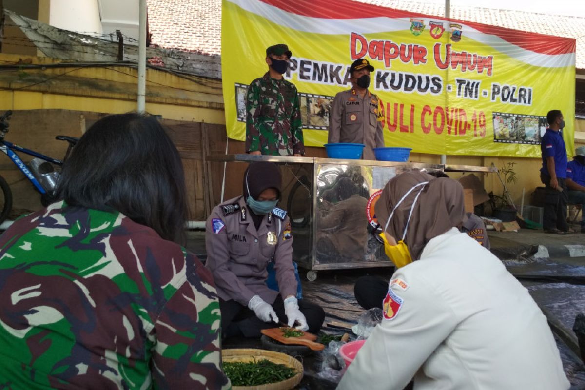 Dapur umum bakal didirikan di setiap polsek dan koramil di Kudus