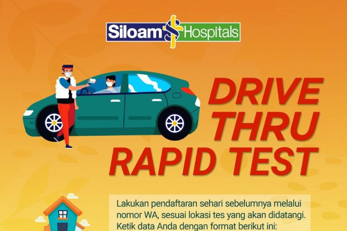 RS Siloam Siapkan Drive Thru Rapid Tes COVID-19