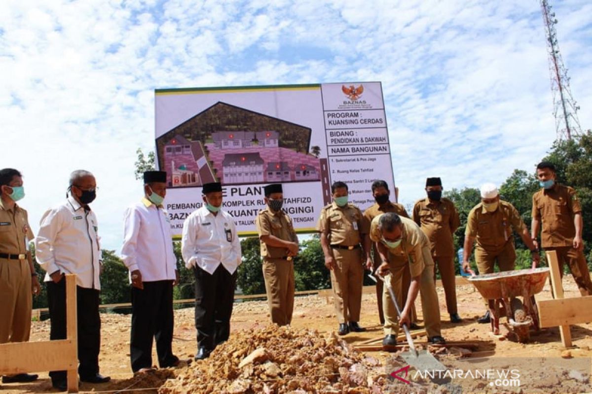 Bupati letakkan batu pertama pembanguan Pondok Tahfidz Baznas