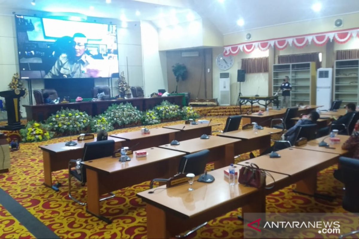 DPRD Manado gelar paripurna LKPJ dengan video conference