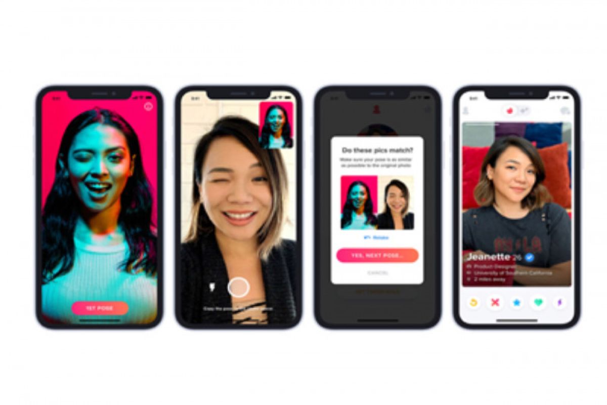 Tinder hadirkan teknologi dengan verifikasi foto