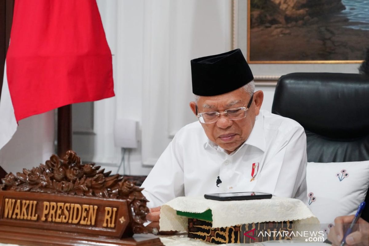 Sampaikan Minal Aidin, Wapres imbau masyarakat untuk Sholat Ied di rumah