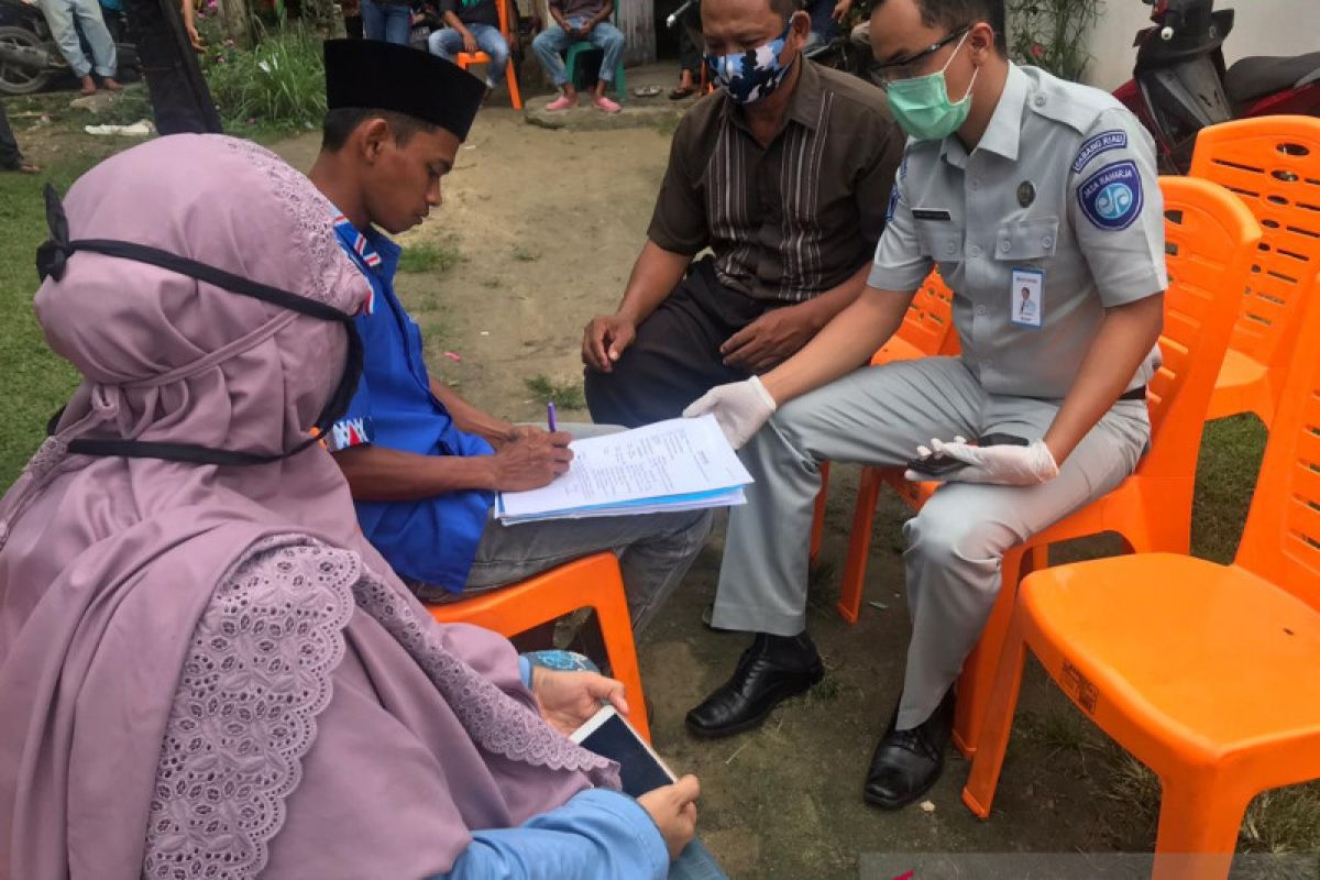 Dalam hitungan jam, korban tewas lakalantas di Inhu dapat santunan