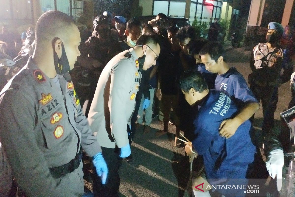 Polres Kotim gulung enam pencuri sepeda motor, dua terpaksa dilumpuhkan