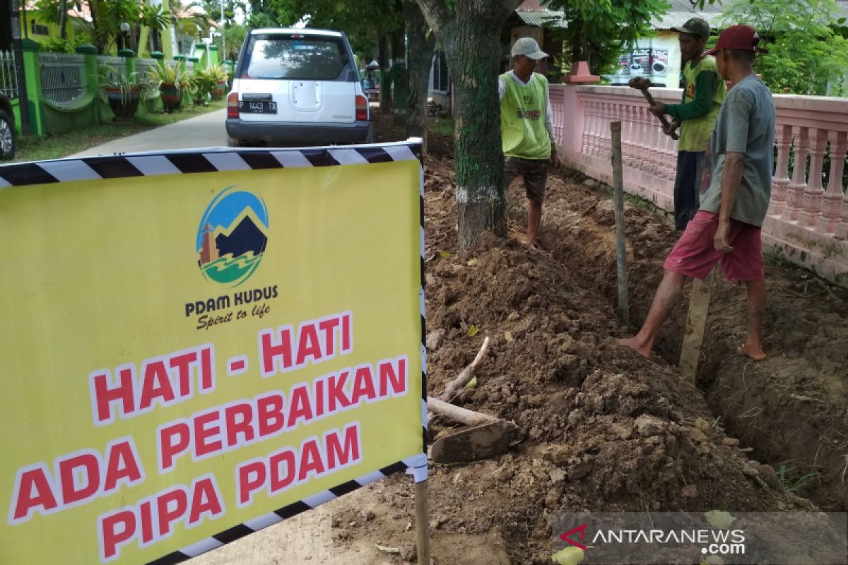 Pembangunan reservoir air bendungan untuk  PDAM Kudus dimulai