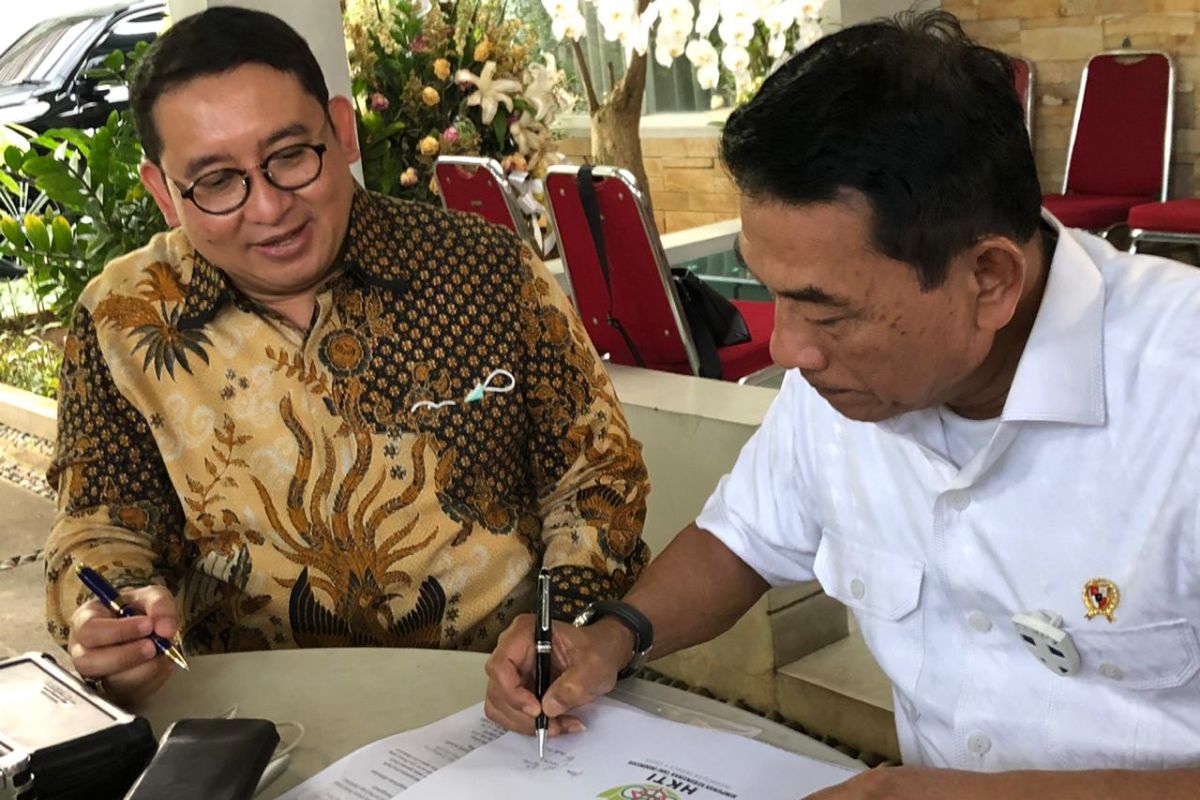 Moeldoko dan Fadli Zon bersepakat akhiri dualisme kepengurusan HKTI