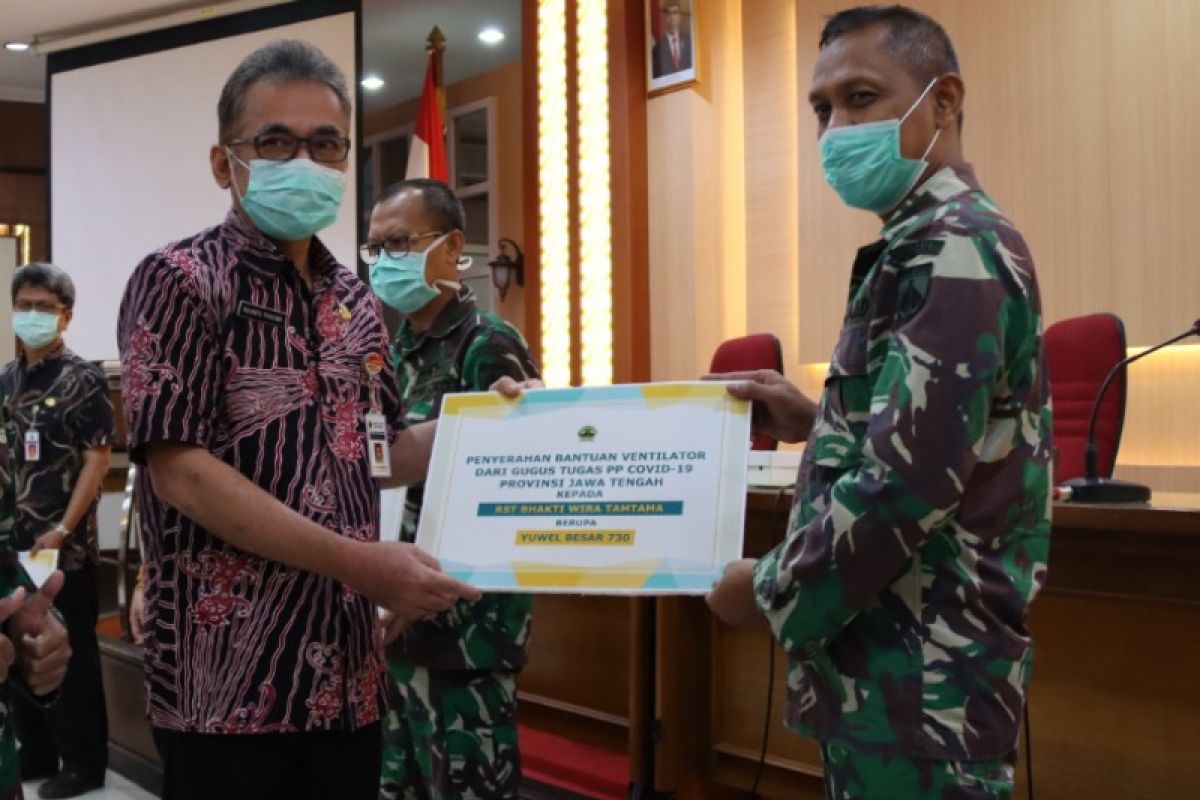 15 rumah sakit di Jateng  terima bantuan ventilator