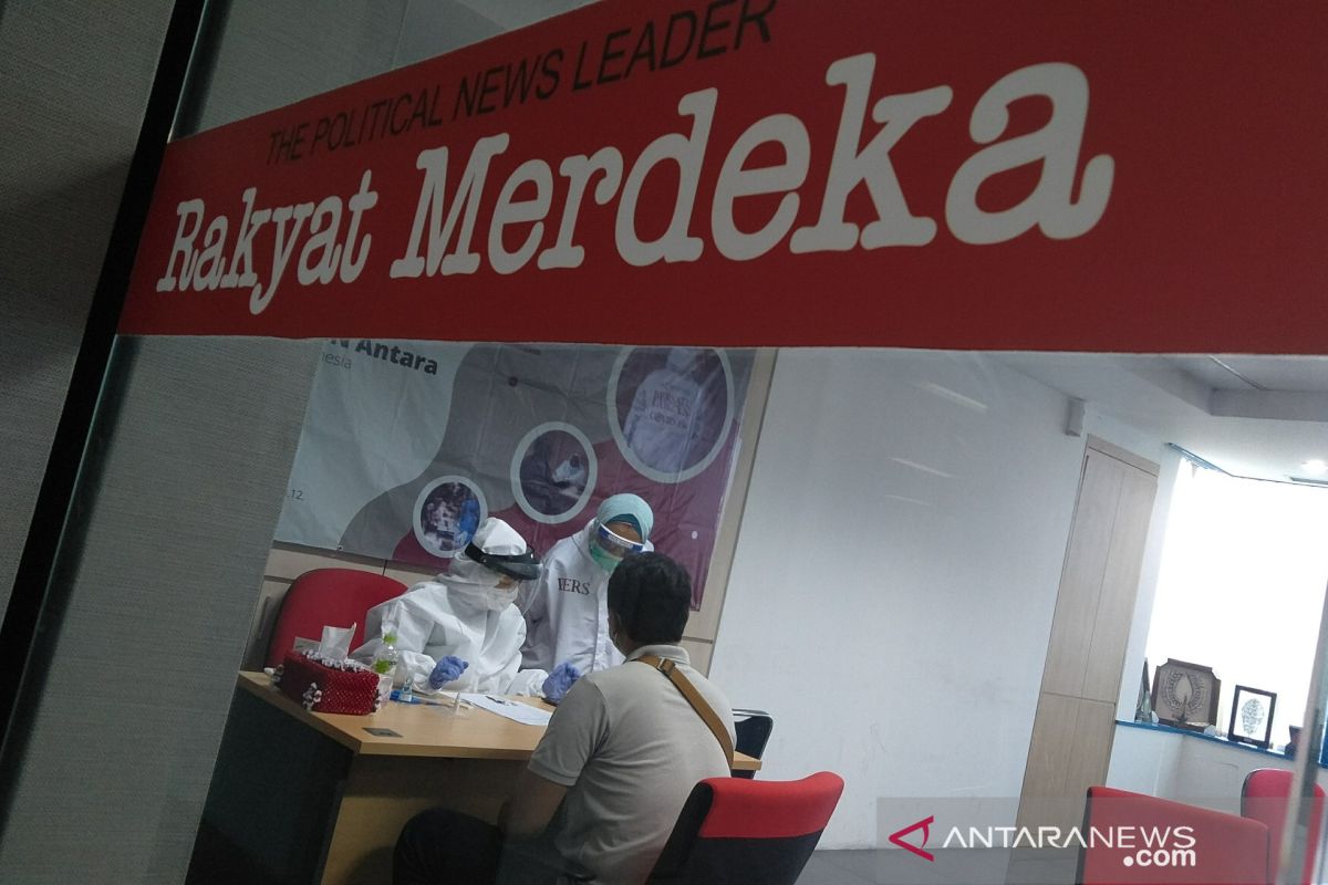 Antara gelar tes cepat COVID-19 untuk pekerja pers