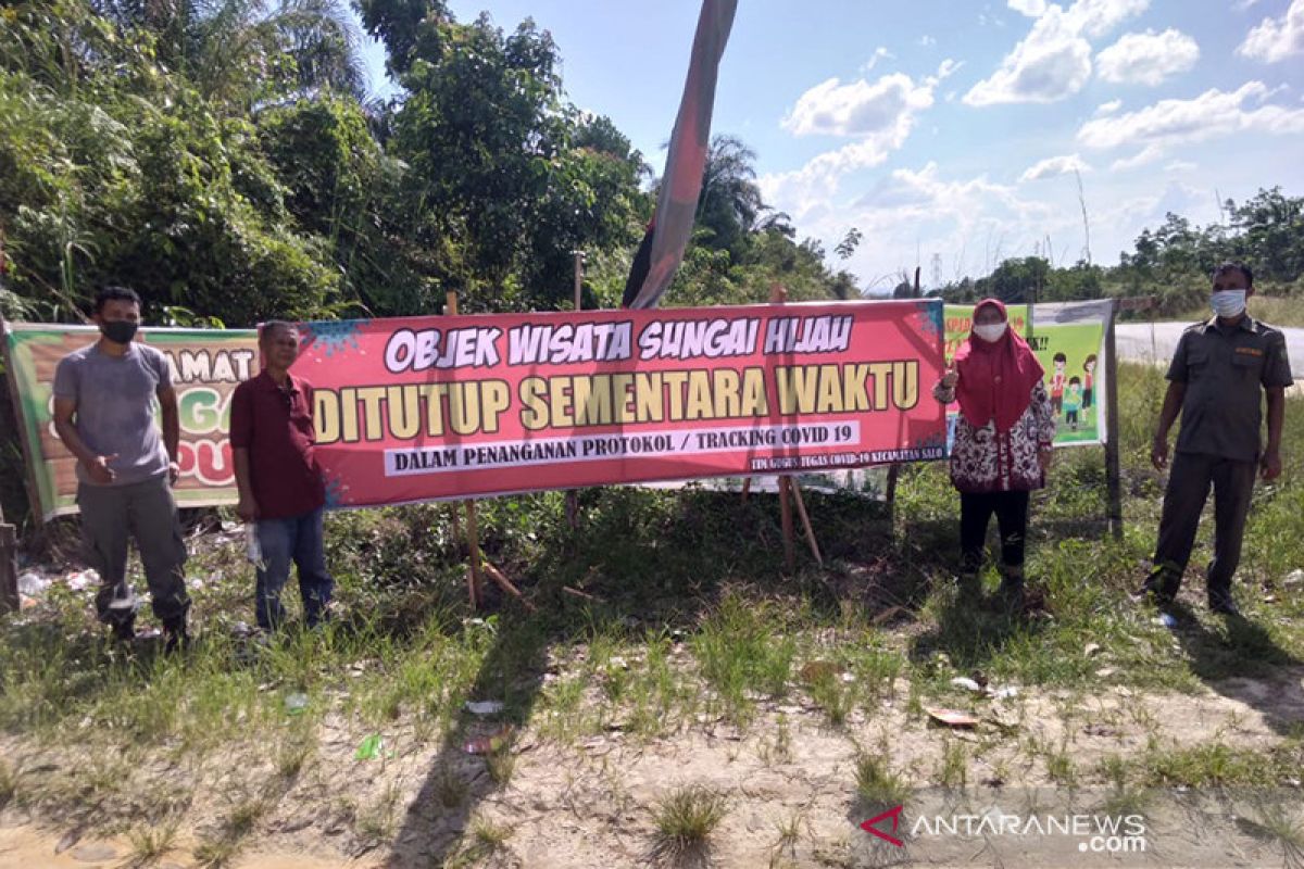 Wisata Sungai Hijau Riau terpaksa ditutup usai pengunjungnya positif COVID-19