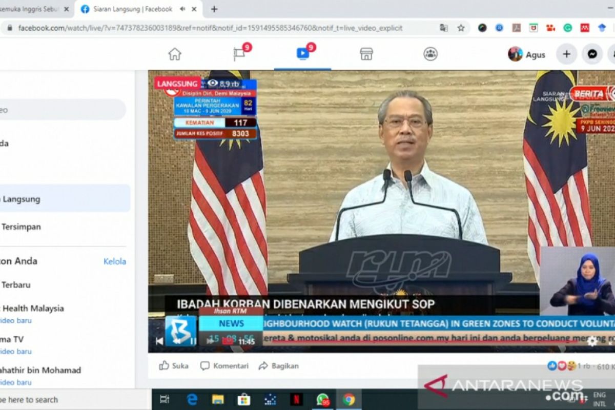 9 Juni, Malaysia akan akhiri Perintah Kawalan Pergerakan Bersyarat